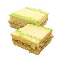 Волжское песочное пирожное постное - из прод раст происх, просл яблочн джем, верх - сах помадка Сочинские сладости