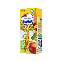 Сок яблочно-персиковый с мякотью Черноголовка Бэйби Slim Leaf 200 мл