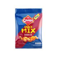 Chaka snack mix Чака смесь из обжар арахиса, зерна кукурузы и кукур-ржаных чаксов со вкусом Барбекю 50г