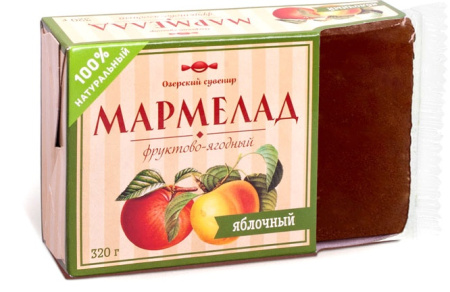 Мармелад желейно-фруктовый Озерский сувенир яблоко 320 г