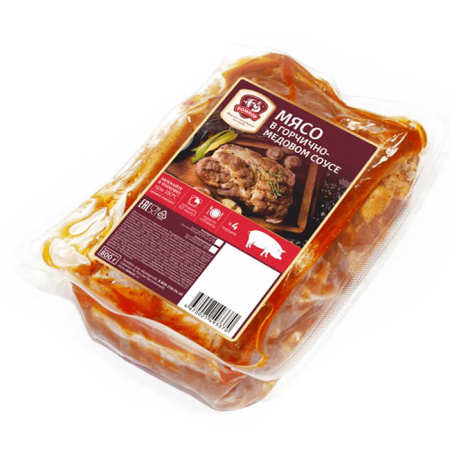 Мясо в горчично-медовом соусе зам. Ромкор 800 г