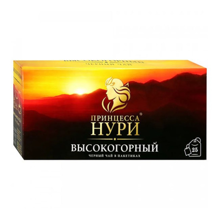 Чай Принцесса Нури 25пак Высокогорный черн байх 