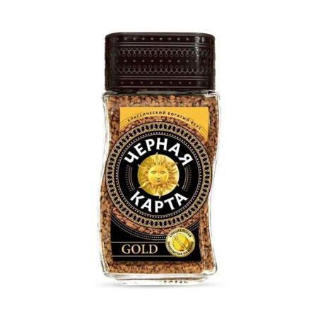 Кофе Черная карта Голд ст. 95 г