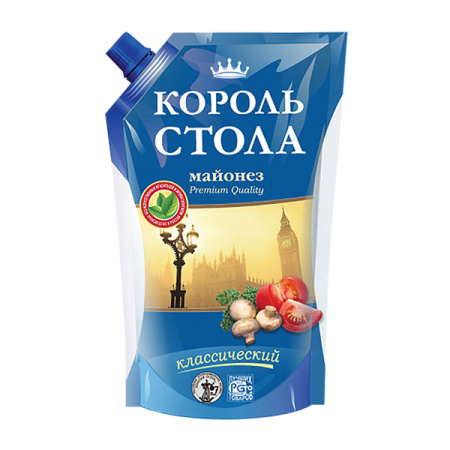 Майонез Король стола Классический 67% Здрава ДП 400 г