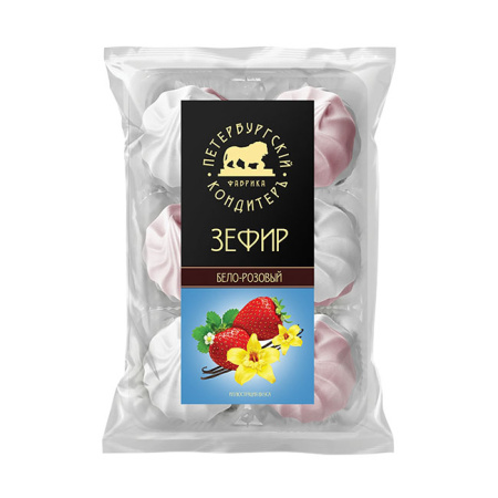 Зефир Бело-розовый Петербургский Кондитер 310 г*12