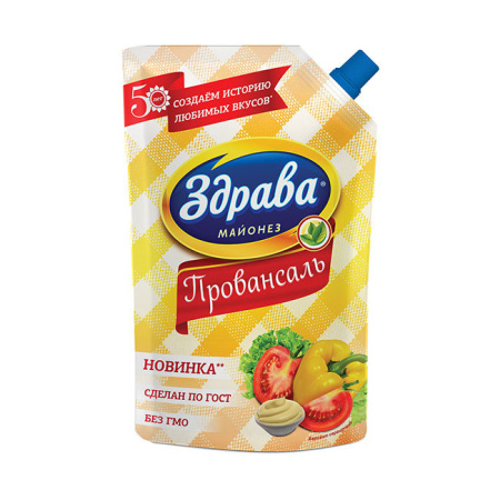 Майонез Здрава Провансаль 51% КМЗ ДП 386 г*18