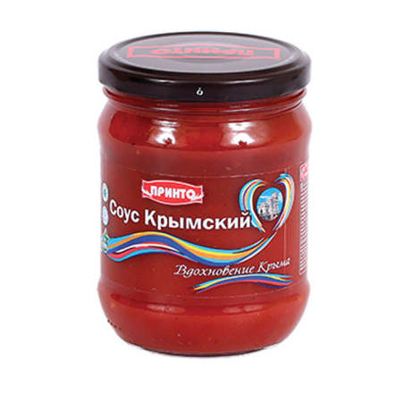 Соус томатный Крымский Принто ст/б 460 г*9