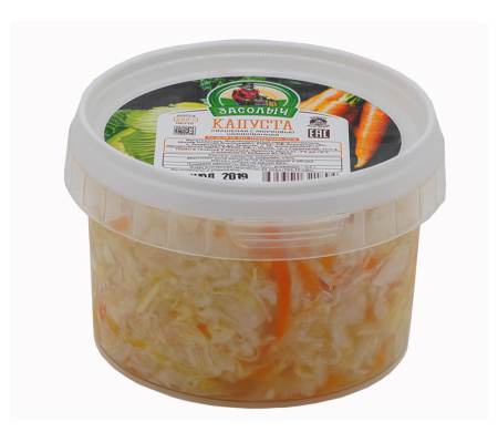 Капуста кваш. морк фасов. 250г Засолыч