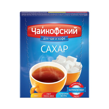 Сахар-рафинад б/раств. Чайкофский 500 г
