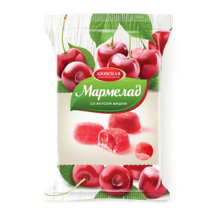 Мармелад желейный со вкусом Вишня Азов 300 г*12