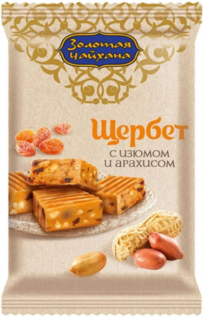 Щербет с арахисом и изюмом КДВ 140 г*28