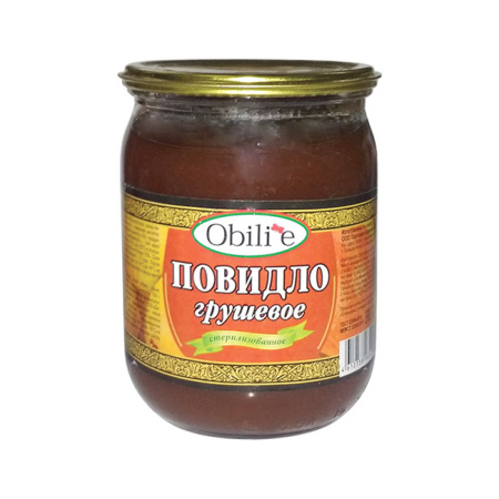 Повидло груша ГОСТ Обилие 600 г