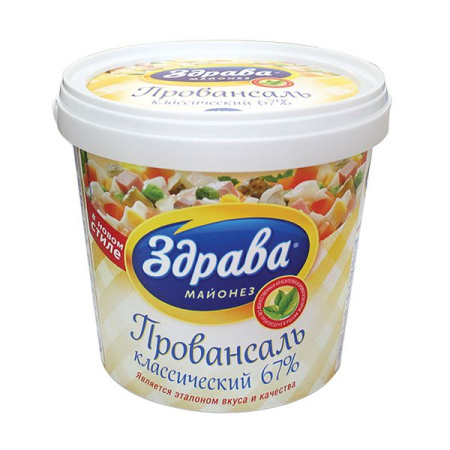 Майонез Здрава Провансаль 67% ведро 800 г