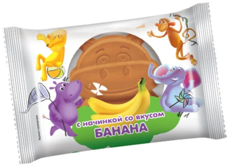 Пирожные Бонди с начинкой со вкусом банана КДВ 30 г