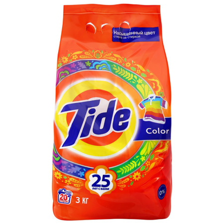 Стиральный порошок Тайд автомат Колор 3 кг
