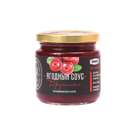 Соус ягодный Брусничный Принто ст/б 200 г*9