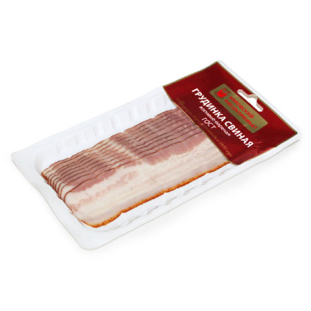 Грудинка свиная копчено-вареная КМК 100 г