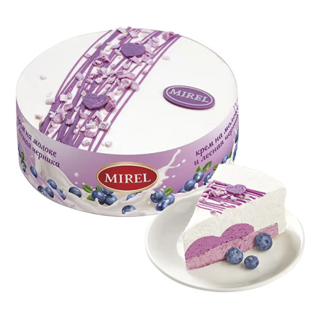 Торт Черничное молоко Мирель Mirel 750 г