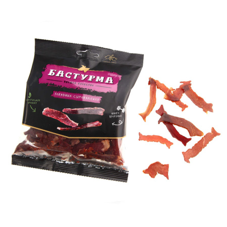 Бастурма говяжья сыровяленая МК САВА нарезка 50 г