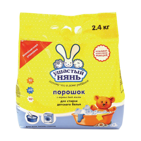 Стиральный порошок Ушастый Нянь 2,4 кг