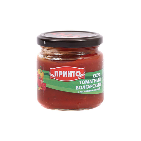 Соус томатный Болгарский с кусочками овощей Принто ст/б 190 г*9