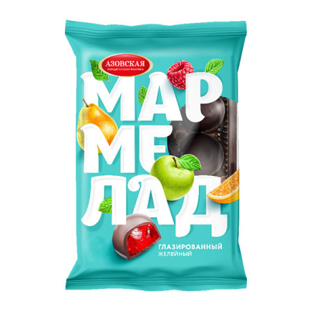 Мармелад желейный глазированный Азов 250 г*12