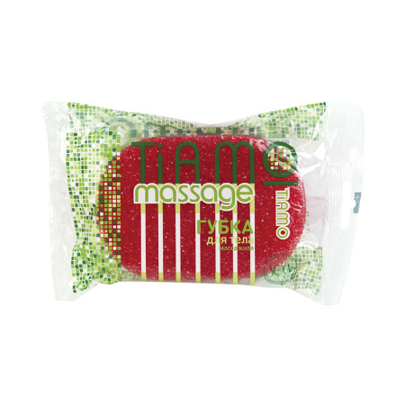 Губка для тела Тиамо Massage овал