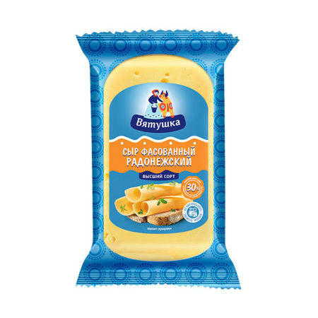Сыр Вятушка Радонежский 30% КМК 210 г*12