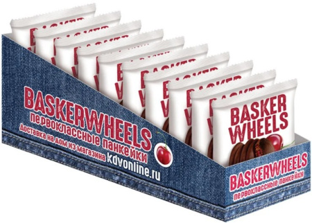 Панкейк Баскервилс (Baskerwheels) какао с вишневой начинкой КДВ 36 г шоубокс