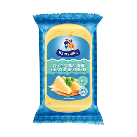 Сыр Вятушка Обской 30% КМК 210 г*12