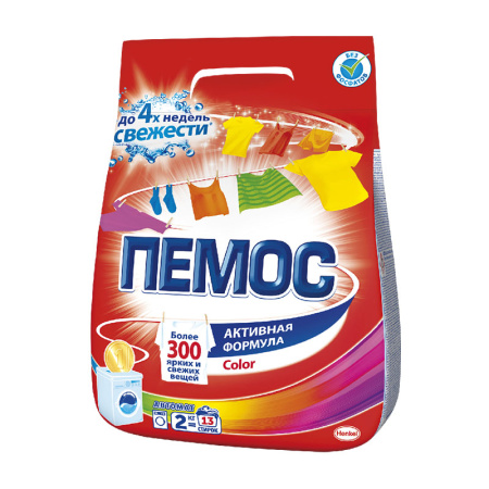 Стиральный порошок Пемос автомат Колор 2 кг