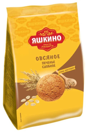 Печенье сдобное Овсяночка КДВ 350 г