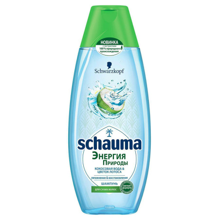 Шампунь Шаума Кокосовая Вода и Лотос 400 мл
