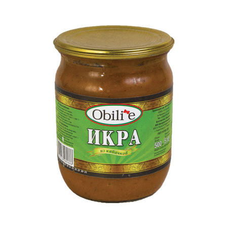 Икра из кабачков обжаренных ГОСТ Обилие 500 г