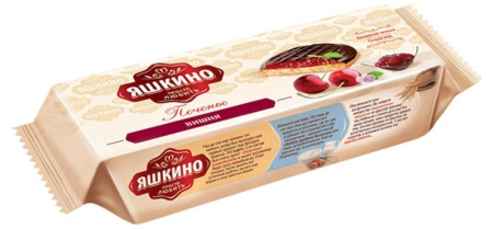 Печенье сдобное Яшкино вишня КДВ 137 г