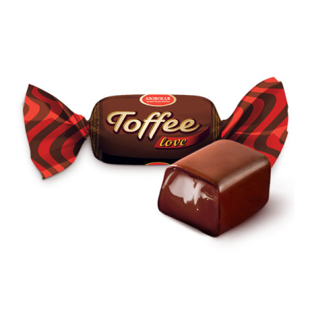 Конфеты ирис глазированный шоколадный Toffee love Азов *4 кг