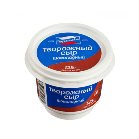Сыр творожный Шоколадный БЗМЖ Рязань 125 г