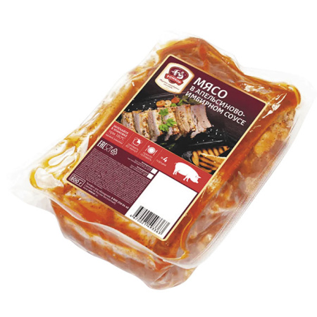 Мясо в апельсиново-имбирном соусе зам. Ромкор 800 г