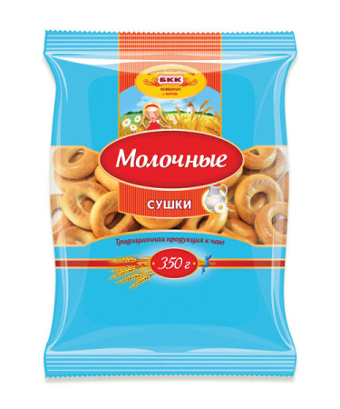 Сушки Молочные  фас 0,35 БКК