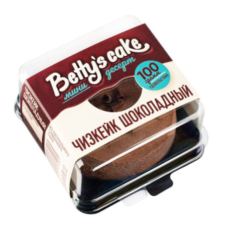Чизкейк Шоколадный Betty's cake заморозка 100 г*9