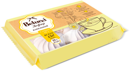 Зефир Belucci ванильный КДВ 260 г*6