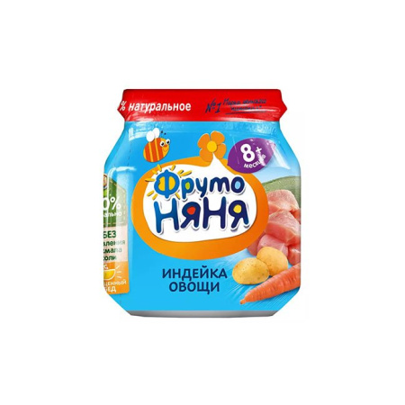 Пюре Фрутоняня индейка с овощами 100 г