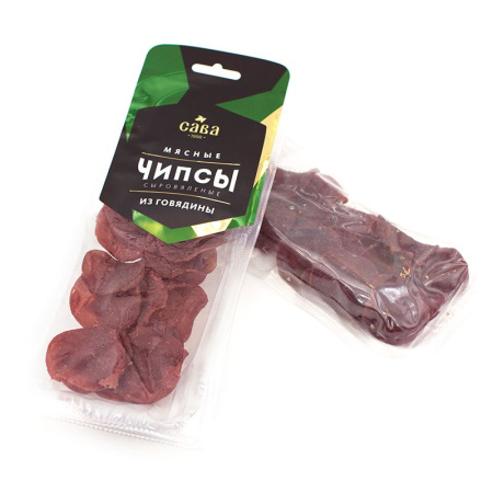 Чипсы мясные из говядины сыровяленые САВА 40 г