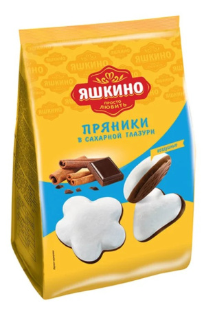 Пряники Яшкино в сахарной глазури КДВ 350 г