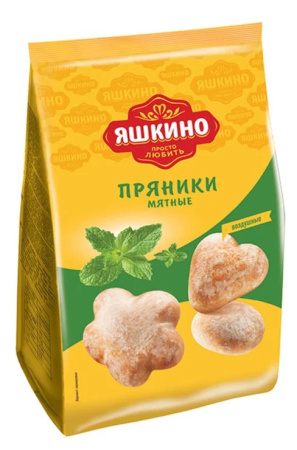 Пряники Яшкино Мятные КДВ 350 г