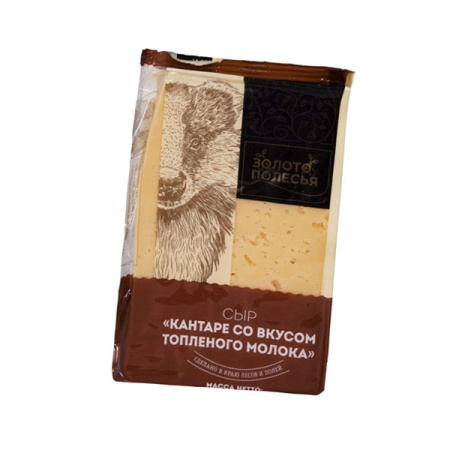 Сыр Кантаре 50% БЗМЖ Золото Полесья 200 г