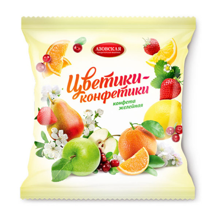 Конфеты желейные Цветики-конфетики Азов 250 г*20