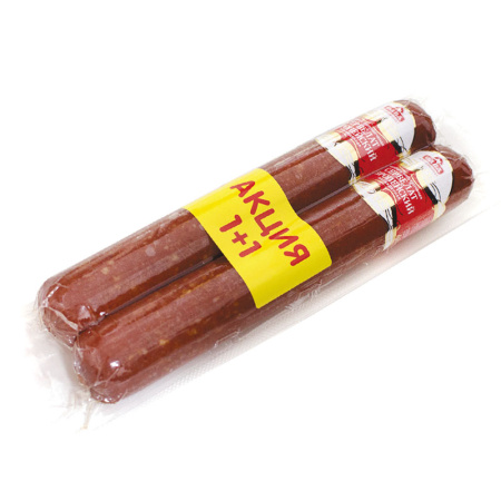 Колбаса полукопченая Сервелат Европейский АКЦИЯ 1+1 САВА 600 г