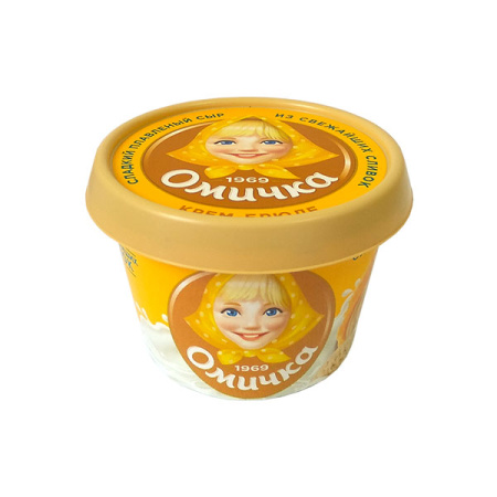 Сыр плавленый Омичка крем-брюле сЗМЖ 80 г