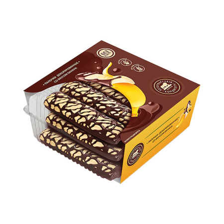 Палочки декорированные со вкусом банана Петербургский Кондитер 270 г*12